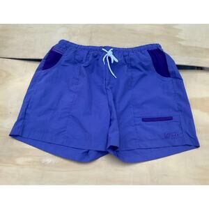 MANRESA Nylon Polyester Spandex‎ Adjustable Waist Shorts Men's Blue SIZE XL